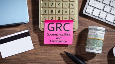 GRC-Yönetim, Risk ve Uyum. İş konsepti