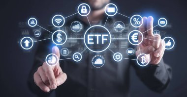 ETF-Ticaret Fonu. Borsa ticareti. Finans