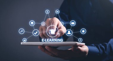E-öğrenme. - İnternet. Teknoloji. İş dünyası