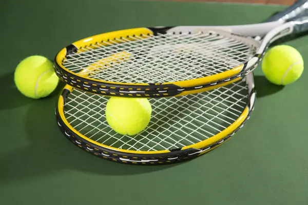 Tennis ball and rackets. Sport. Hobby