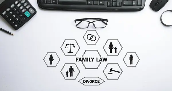 Family Law text. Law. Verdict