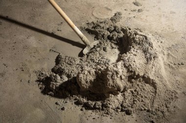 İnşaat alanında beton.