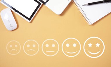 Müşteri hizmetleri. Beğeni. Geri bildirim