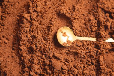 kahve yakın yukarı görünümü.