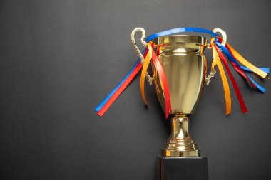 Şampiyon altın kupa. Başarı