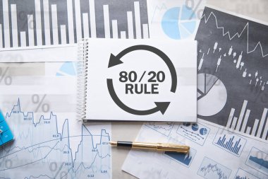 80/20 kuralı. Pareto ilkesi için kavram. İş kavramı