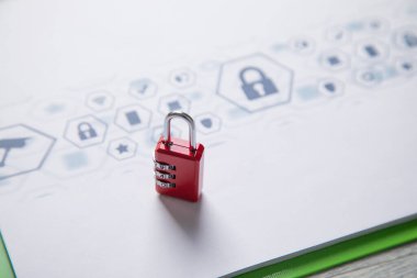 İnternet güvenliği kavramı. Şebeke. Teknoloji. Veri güvenliği