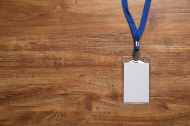Plastik boş rozet. Kimlik boş kart