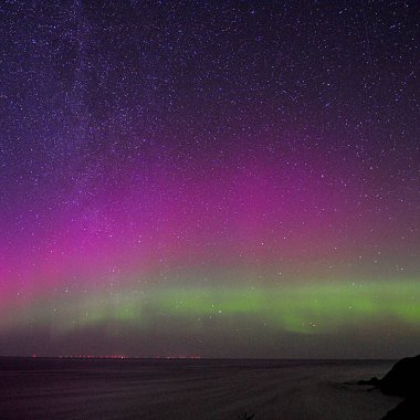 Yıldızlı güzel gece gökyüzü