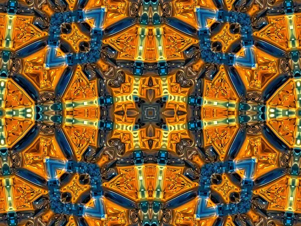 Kabartmalı soyut renkli desen simetrisi olan 3 boyutlu plastik arkaplan dikişsiz fayanslar