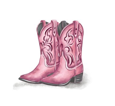 Renkli pembe kovboy çizmeleri, canlı bir batı kültürünü yansıtan detaylı oymalar içerir. Botlar hem stil hem de konfor için tasarlanmıştır, çeşitli durumlar için uygundur..