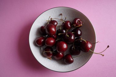 Pembe arka planda çiğ rezene 