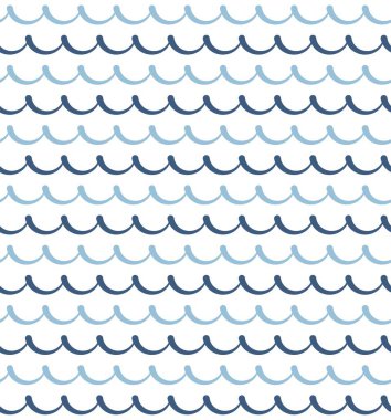 Dalgalar şeklinde kusursuz soyut vektör deseni. Geometrik ve modern vintage arka plan. Web tasarımı, tebrik kartı, tekstil, baskı ve paketlemede kullanılabilir