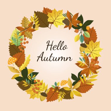 Sonbahar çelengi ve 