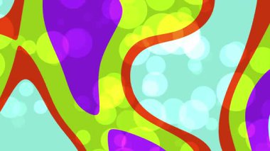 Sıvı kaplamalar yeşil, kırmızı, mor ve mavi parçacık efektleriyle soyut desenler oluşturur. Canlı tasarım projeleri ve sanatsal altyapılar için mükemmel..