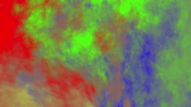 Stok Görüntüleri İçin Soyut Renkli Duman Arkaplanı Kırmızı, Yeşil, Mavi Puslu Doku Animasyonu