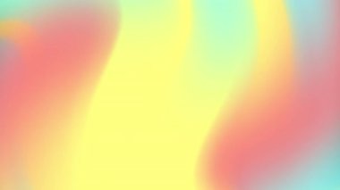 Yumuşak pastel renkleri karıştıran akışkan dalgaların büyüleyici bir animasyonu. Soyut arka plan, yaratıcı ve dijital medya projeleri için ideal, rüya gibi ve geleceksel bir ortam yaratıyor.. 