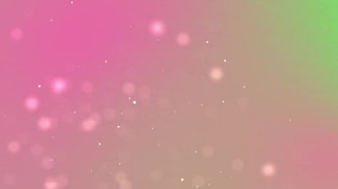 Yumuşak eğimli arka plan pembeden yeşile dönüşüyor, odak dışı bokeh ışıklarıyla süslenmiş, rüya gibi, ruhani bir ışıltı yaratıyor. Tasarım, dijital ortama uygun hale getiriyor.