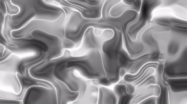 Gri tonda parlak metalik dalga deseni yansıtıcı dokuya sahip.