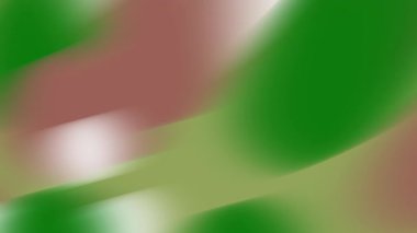 Yumuşak, bulanık bir arka plan. İçinde yeşil ve pembe renklerin karışımı ve beyaz ipuçları var. Renkler birbiri içine akar, soyut tasarımlar için uygun rüya gibi bir gradyan etkisi yaratır.