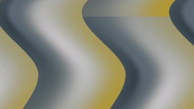 İnce sarı tonlarla karışık pürüzsüz bir gri dalga deseni. Tasarım, modern ve minimalist tasarım projeleri için ideal bir hareket ve akıcılık hissi yaratan akıcı, kıvrımlı şekiller içerir..