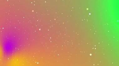 Dijital arkaplan, sosyal medya grafikleri, davetiyeler ve şenlik tasarımları için uygun parlayan yıldızlarla yeşil ve sarı gradyan.