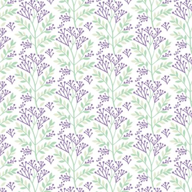 Duvar kâğıdı döşeme ve tekstil baskı tasarımı için zarif süslemesiz çiçek deseni