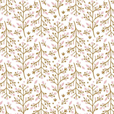 Tekstil tasarım duvar kâğıdı ve baskı kumaşları için her yerde geleneksel çiçek deseni var.