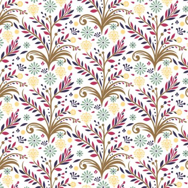 Yatak çarşafları yastık kılıfları ve ev tekstil uygulamaları için klasik çiçek desenli.