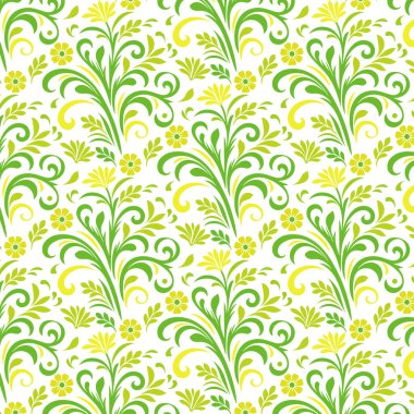 Dijital baskı duvar kağıtları ve moda tekstil ürünleri için kusursuz süsleme deseni