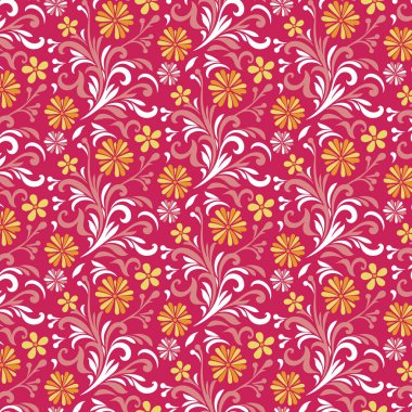 Yumuşak kır çiçekleriyle suluboya desenleri tekstil duvar kâğıdı ve dekor için botanik ayrıntıları tekrarlanıyor