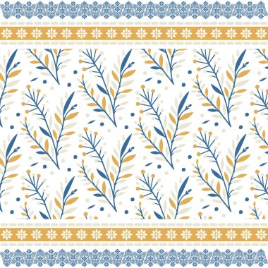 Süslü çiçek desenli ve Arapça süslemeli yastık kapağı izi.