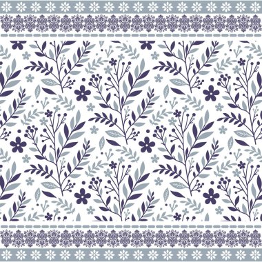 Geleneksel çiçekli Hint deseni tekstil grafikleri için mükemmel.