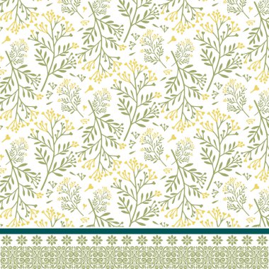 Poster ve kumaş baskısı için pürüzsüz kenarı olan ayrıntılı süsleme deseni