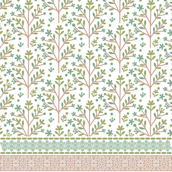 Duvar kâğıdı ve kumaş baskısı için klasik süslemeli çiçeksiz desen