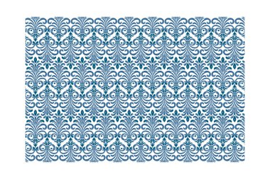 Mavi bahçe temalı kusursuz çiçek desenleri ve ev ve moda kullanımı için çiçekli detaylar.