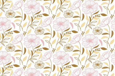 El çizimi, yüzey tasarımı moda aksesuarları ve tekstil uygulamaları için kusursuz bir çizim.