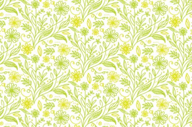 Moda tekstil tasarımı ambalajları ve ev aksesuarları için tek sıra kesintisiz çiçek deseni