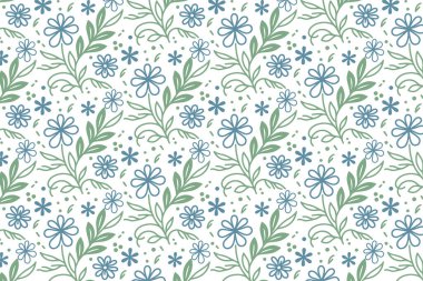 Kusursuz çiçek desenleri. Perde için doğal çiçek çizimleri. Tekstil kadınları yatak çarşafları ve ambalaj malzemeleri.