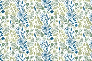 Moda etekleri için kusursuz çiçek desenleri ev yapımı defter, mutfak kağıtları ve yüzey tekstil tasarımları.