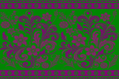 Moda tekstil yastıkları ve geleneksel ambalaj kullanımı için sınır dokusu ve etnik geometrisi olan çiçeksiz desenler.