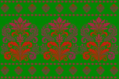 Kumaş dokuları ve modern moda geçmişi için sınır ve çizgi botanik illüstrasyonlu süslemesiz desenler