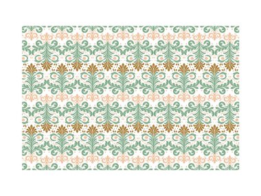 Klasik doku çiçekli kusursuz etnik çiçek deseni ve moda ve kumaş tasarımı için uygun süslemeli tekrar.