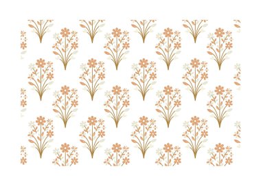 Yaprakların botanik çizimleri, çiçek ve yüzey desenleri ve kumaş desenleri için bitki süslemeleri olan doğal bahçe desenleri.