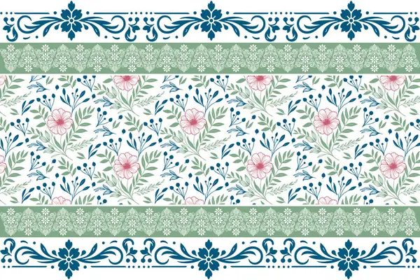 Çiçeksel çizimler. Kusursuz nakışlı eskiz. Tekstil bir sınır çizgisi. Yaprak çizimi tasarımı. En az botanik tekrarı. özet doku elementleri