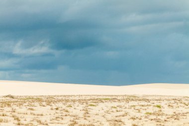 Dunas de areia em Jericoacoara Cear Brazil