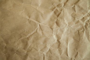 Buruşuk kahverengi kağıt desenli karton kutu desenli arkaplan