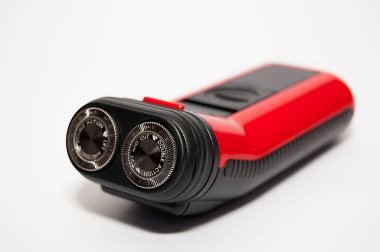 Shaving machine on white background
