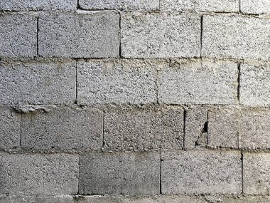 Fotoğraf arkaplanı inşaatı için beton blok duvar hazırlanıyor. Blok konsepti. İnşaat konsepti