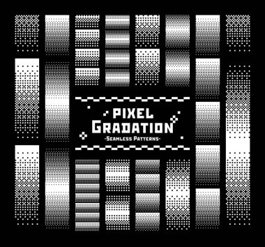 Piksel sanatı için basit kare pürüzsüz desen. Vektör beyazlar içinde şeffaftır. Dört boyut (1px, 10px, 20px, 50px) zaten kumaş örneği olarak kaydedilmiştir.
